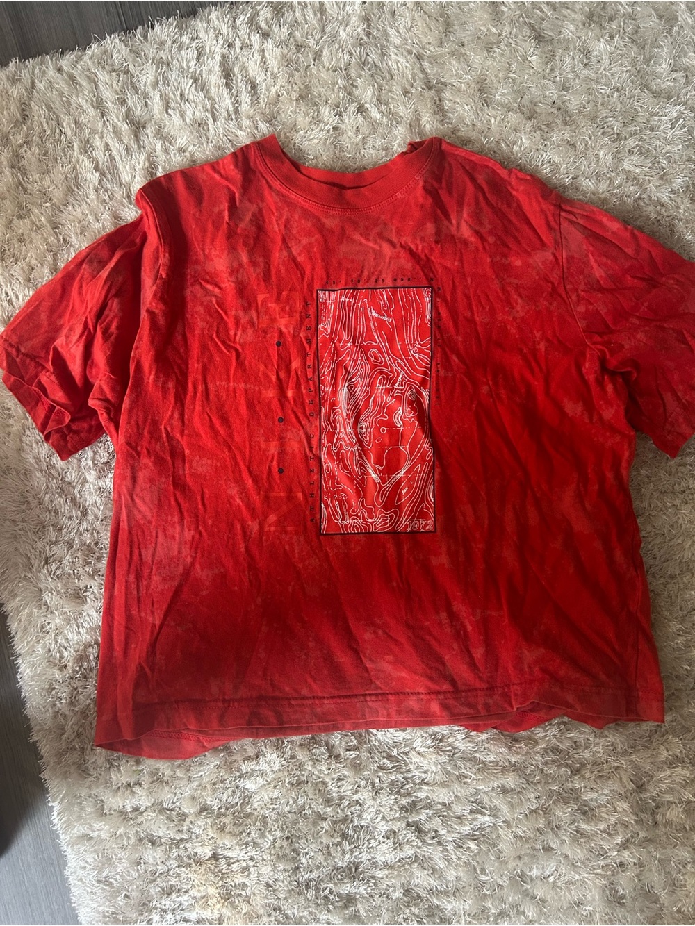 Nike Red Short Sleeve Graphic Tee
